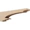 Ekena Millwork 5"W x 30"D x 10"H Thin Diane Rough Cedar Woodgrain TimberThane Corbel, Primed Tan CORUR05X30X10DIARCPR - alternate 1